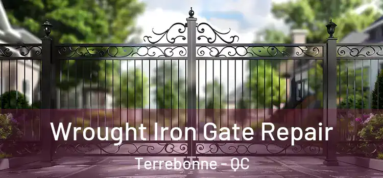 Wrought Iron Gate Repair Terrebonne - QC
